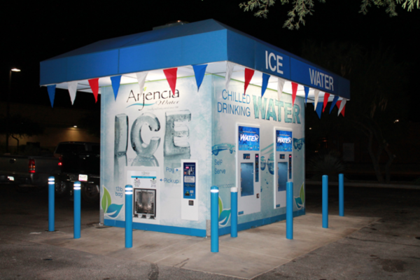 Arjencia Ice And Water Station Night Image